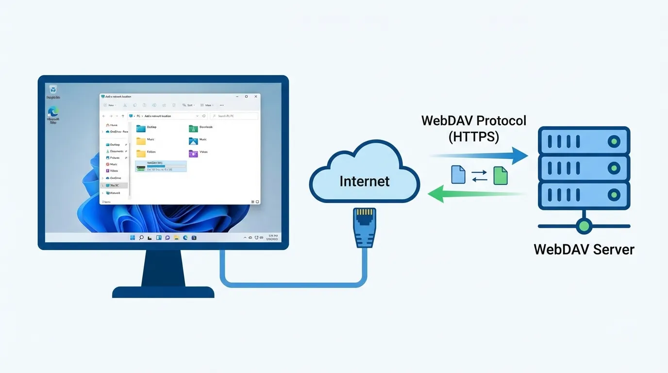 Windows でのWebDAV接続